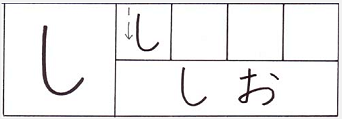 chữ shi - hira