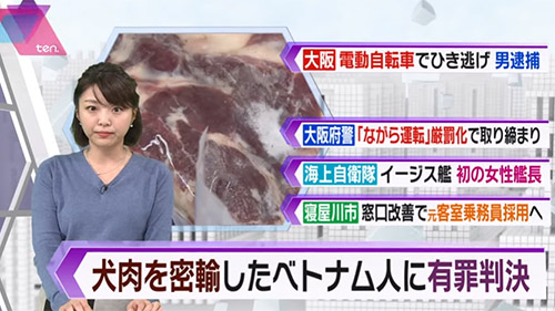 Phán quyết chính thức vụ mang 59kg thịt chó vào Nhật