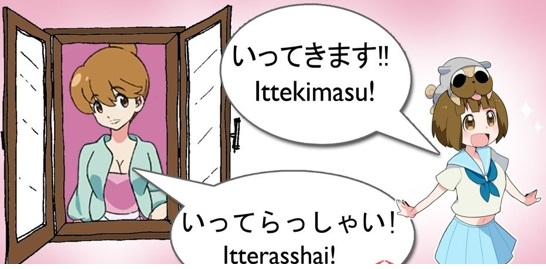 itte kimasu tiếng Nhật itterashai tiếng Nhật là gì