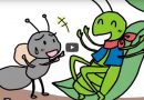 Truyện cổ tích tiếng Nhật kiến và dế
